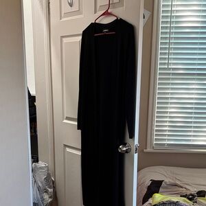 Express Black Long Cardigan